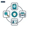 أيقونة أبشر أفراد لأهم الخدمات الرقمية، وتظهر الجوازات والمرور والهوية والاستعلامات والمواعيد.