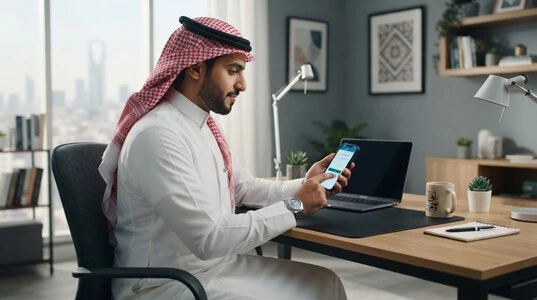 أبشر تجديد الرخصة إلكترونيًا من خلال الهاتف الذكي