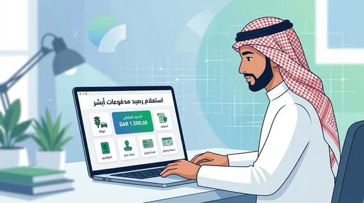 أبشر استعلام عن رصيد المدفوعات المتبقي