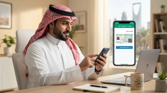 طباعة رخصة القيادة من أبشر